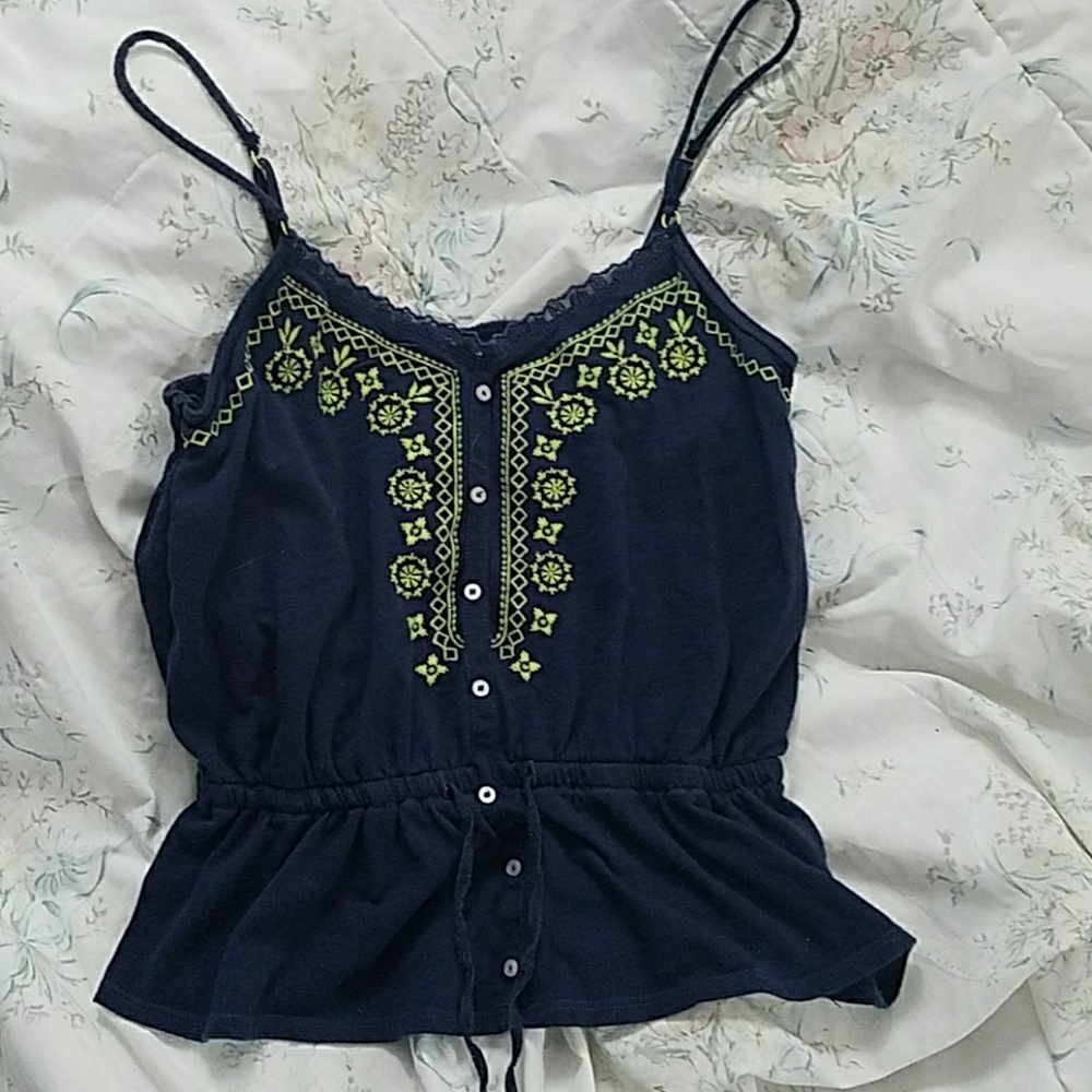 Aeropostale Embroidered Tank